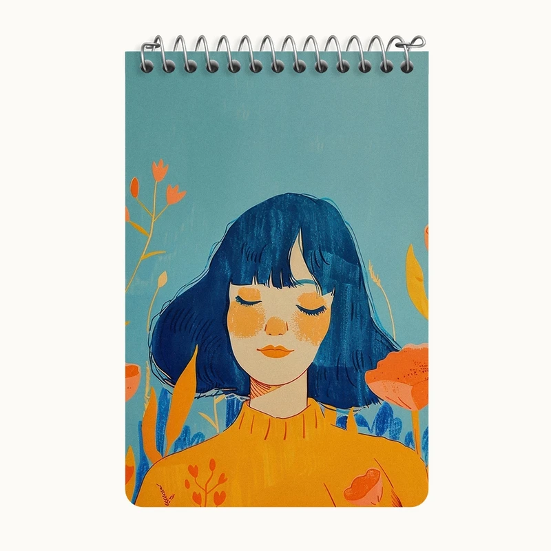 دفتر یادداشت 50 برگ خندالو طرح دخترانه کد F3067