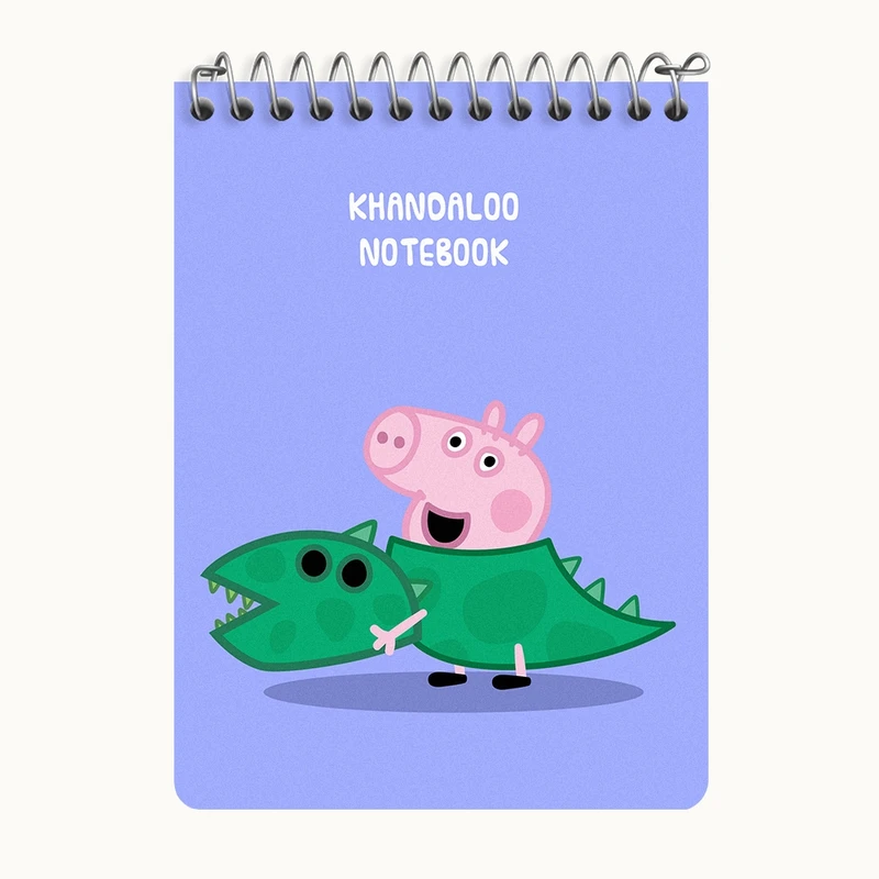 دفتر یادداشت 50 برگ خندالو طرح انیمیشن پپا پیگ (Peppa Pig) کد N9292