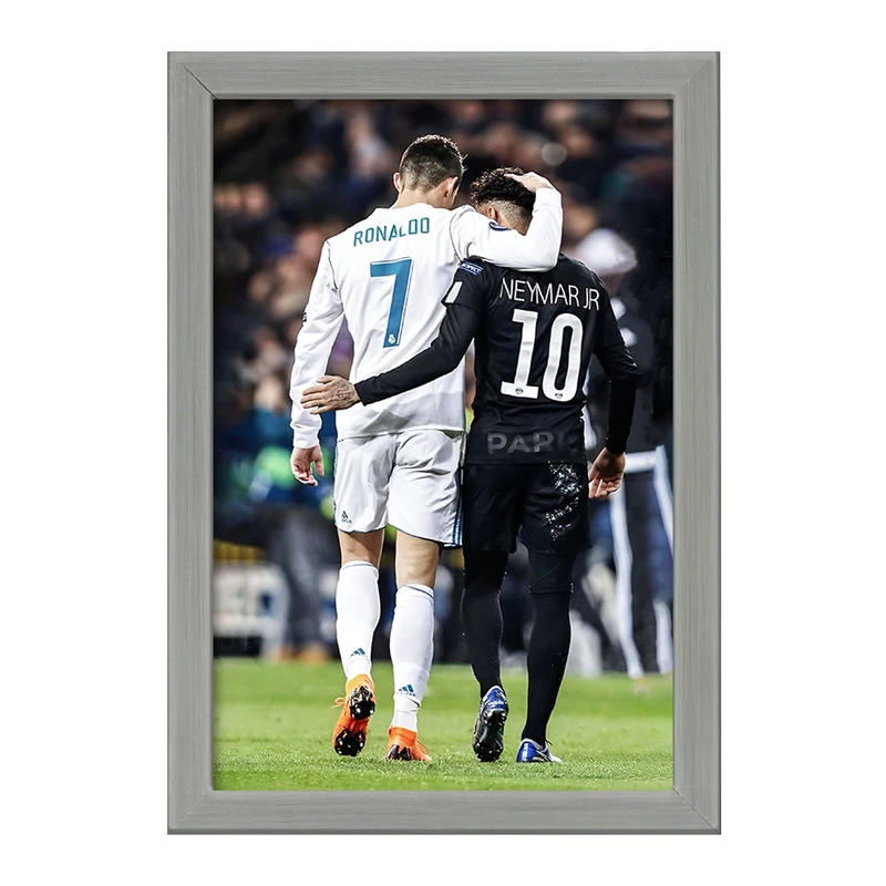 تابلو خندالو طرح کریستیانو رونالدو و نیمار کد F14266