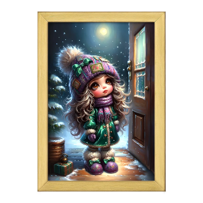 تابلو خندالو طرح دخترانه کیوت کد F8473