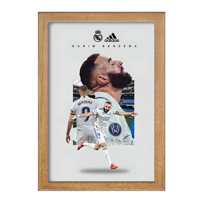 تابلو خندالو طرح کریم بنزما (Karim Benzema) کد F13480