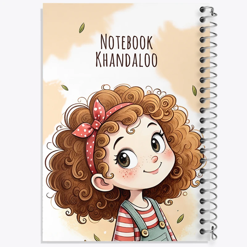 دفتر مشق 50 برگ خندالو طرح دخترانه کد N7259