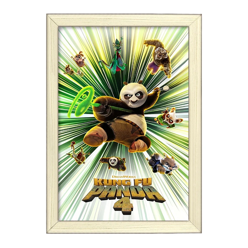تابلو خندالو طرح پاندای کونگ فو کار کد F2148