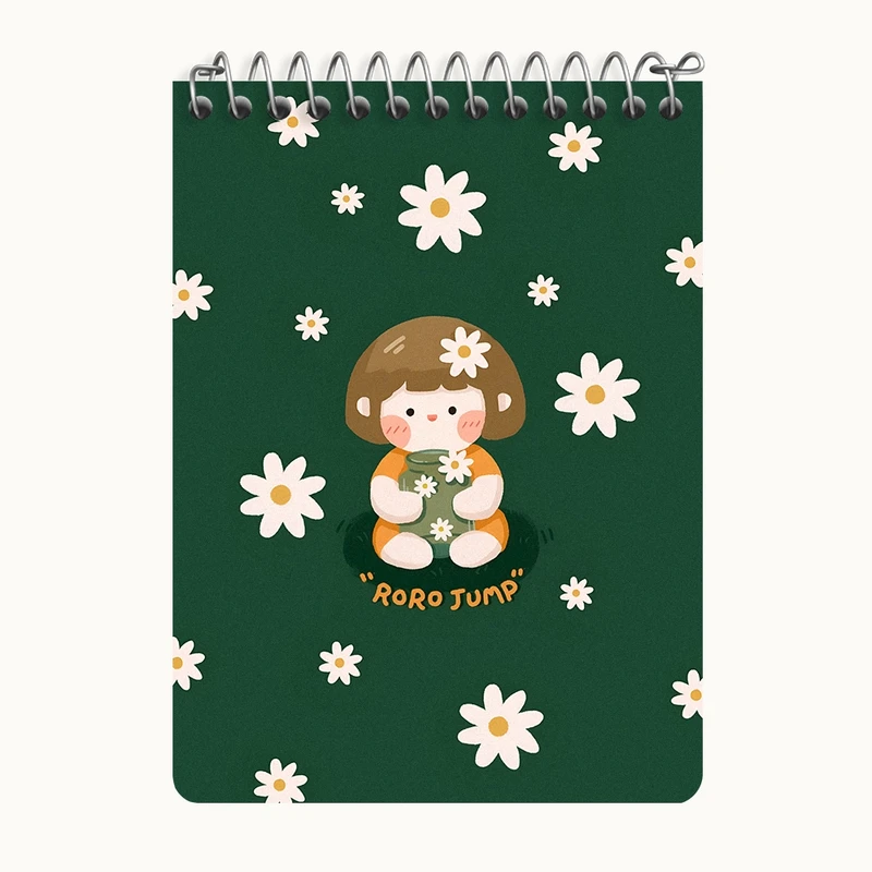 دفتر یادداشت 50 برگ خندالو طرح دخترانه کیوت کد N3970