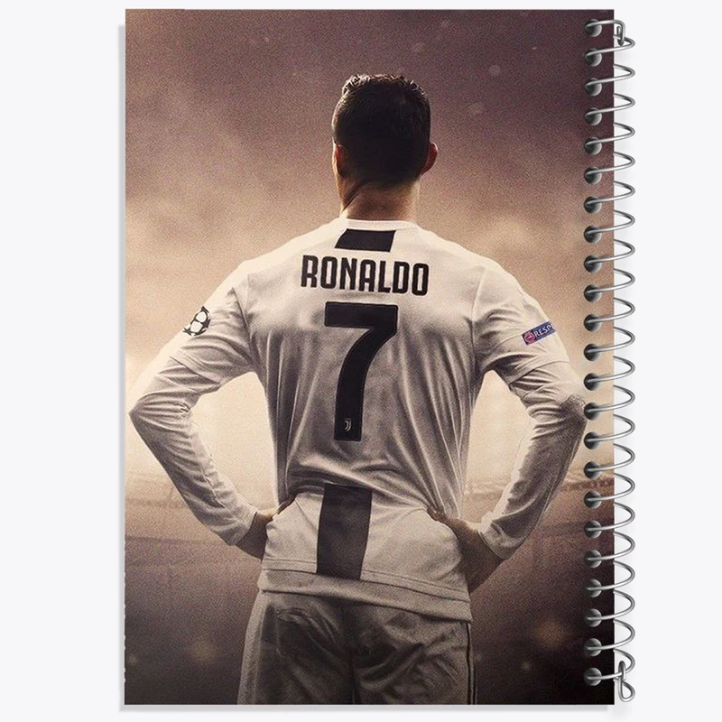 دفتر طراحی 50 برگ خندالو طرح کریستین رونالدو  کد 1968