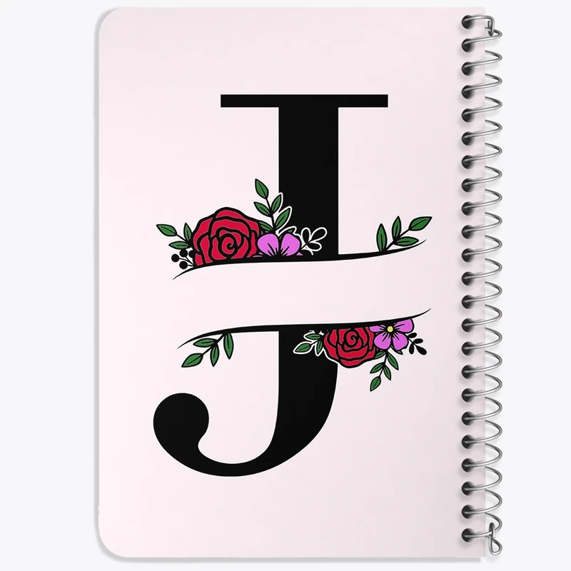 دفتر یادداشت 50 برگ خندالو طرح حرف J کد N3330