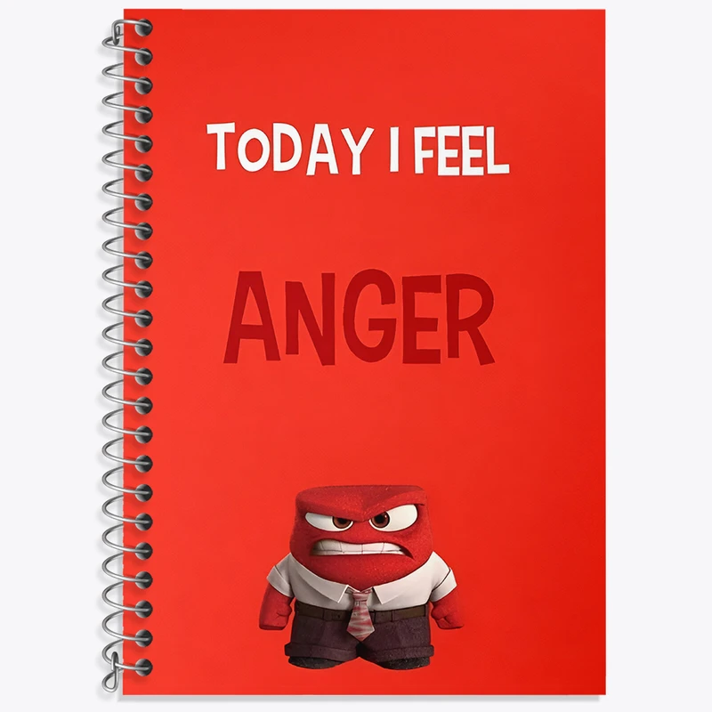 دفتر نت موسیقی 50 برگ خندالو طرح اینساید اوت (Anger) کد N8405