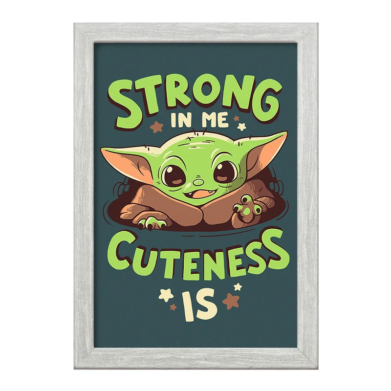 تابلو خندالو طرح یودا سریال جنگ ستارگان کد 26071