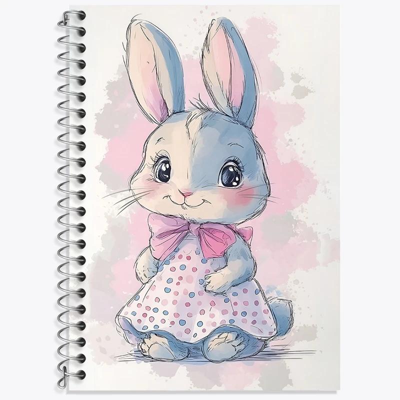 دفتر نت موسیقی 50 برگ خندالو طرح خرگوش بامزه کد N6853