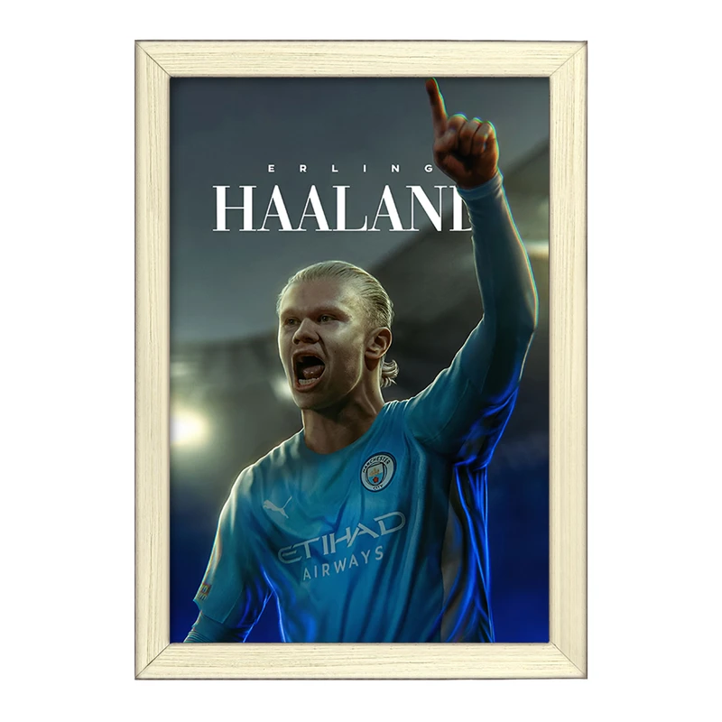 تابلو خندالو طرح ارلینگ هالند (Erling Haaland) کد F14276