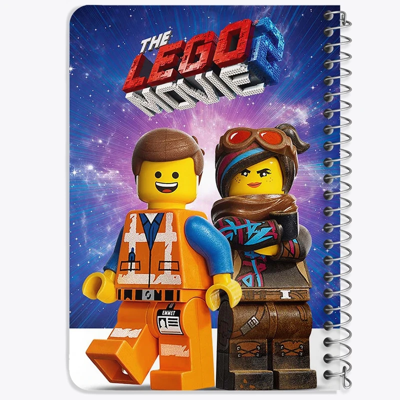 دفتر یادداشت 50 برگ خندالو طرح انیمیشن لگو LEGO  کد 3767