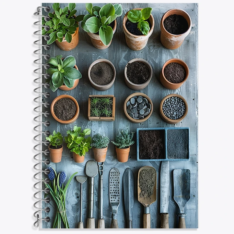 دفتر لغت 50 برگ خندالو طرح گل و گل کاری کد F10418