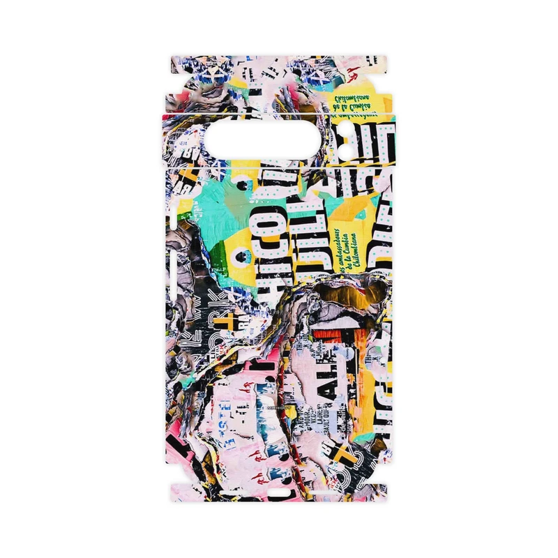 برچسب پوششی ماهوت مدل Collage of Teared Paper-FullSkin مناسب برای گوشی موبایل گوگل Pixel 8 Pro