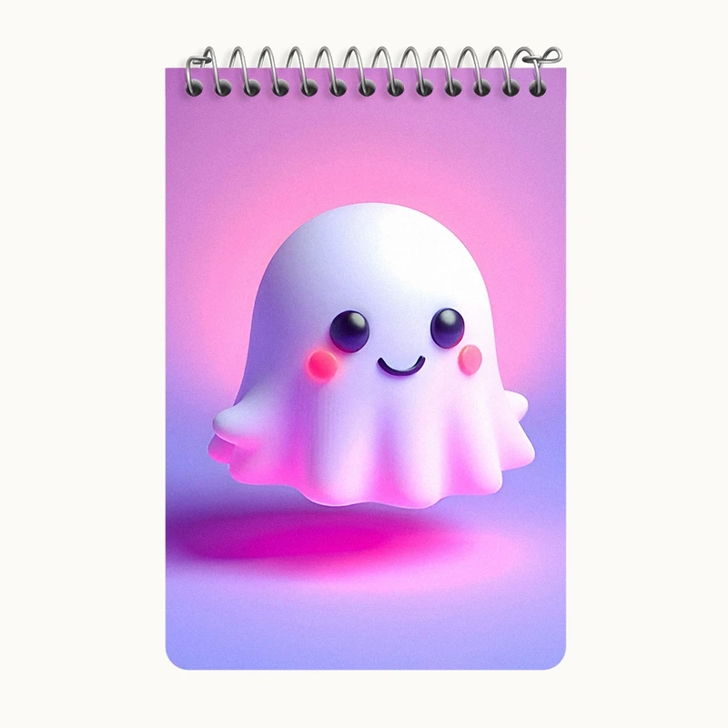 دفتر یادداشت 50 برگ خندالو طرح روح کوچولو کد F7244