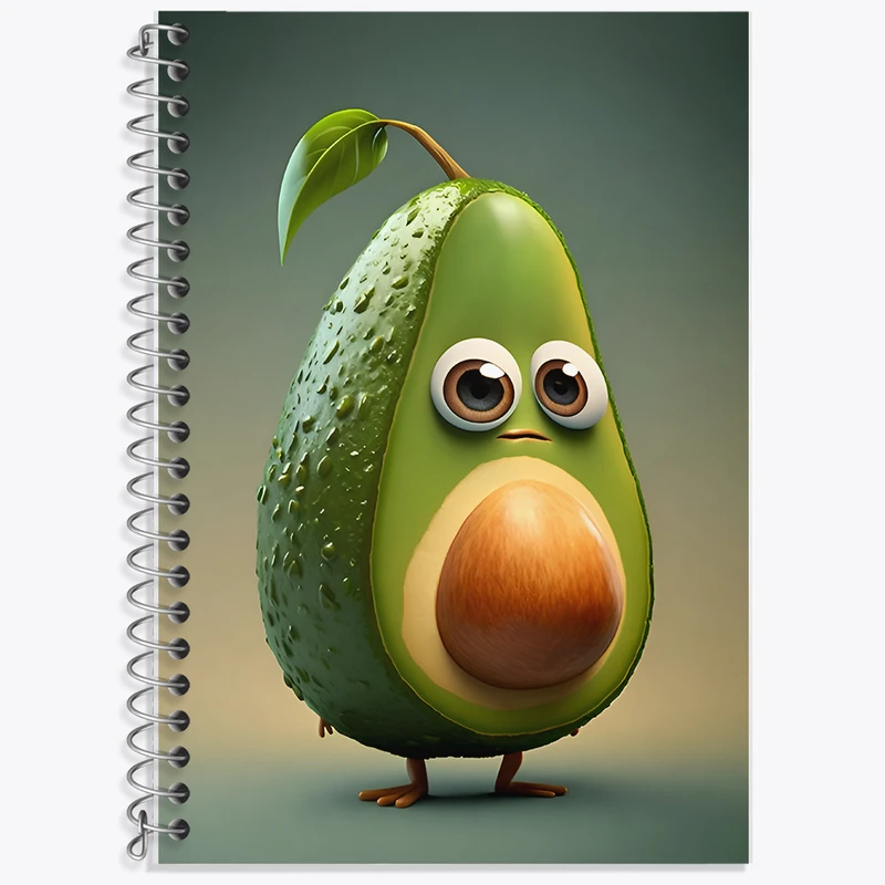 دفتر نت موسیقی 50 برگ خندالو طرح آووکادو کد F12757