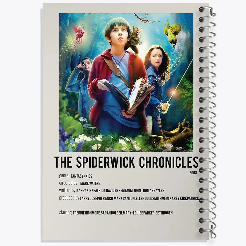 دفتر طراحی 50 برگ خندالو طرح The Spiderwick Chronicles کد F13171
