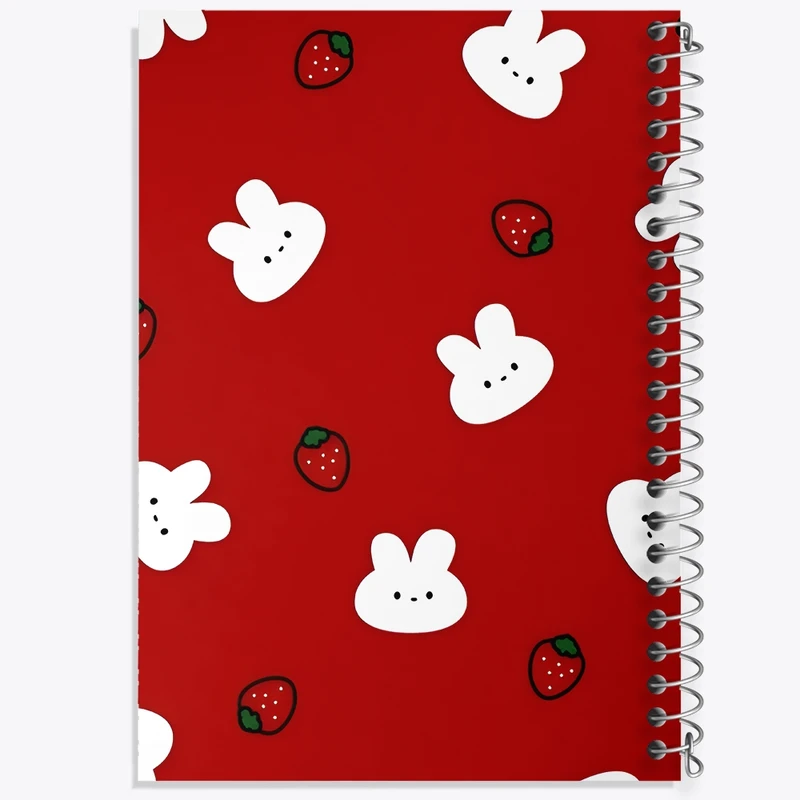 دفتر لیست خرید 50 برگ خندالو طرح پترن خرگوش کد N7092