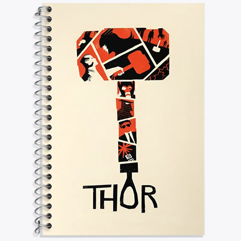 دفتر نت موسیقی 50 برگ خندالو طرح ثور (Thor) کد F13536