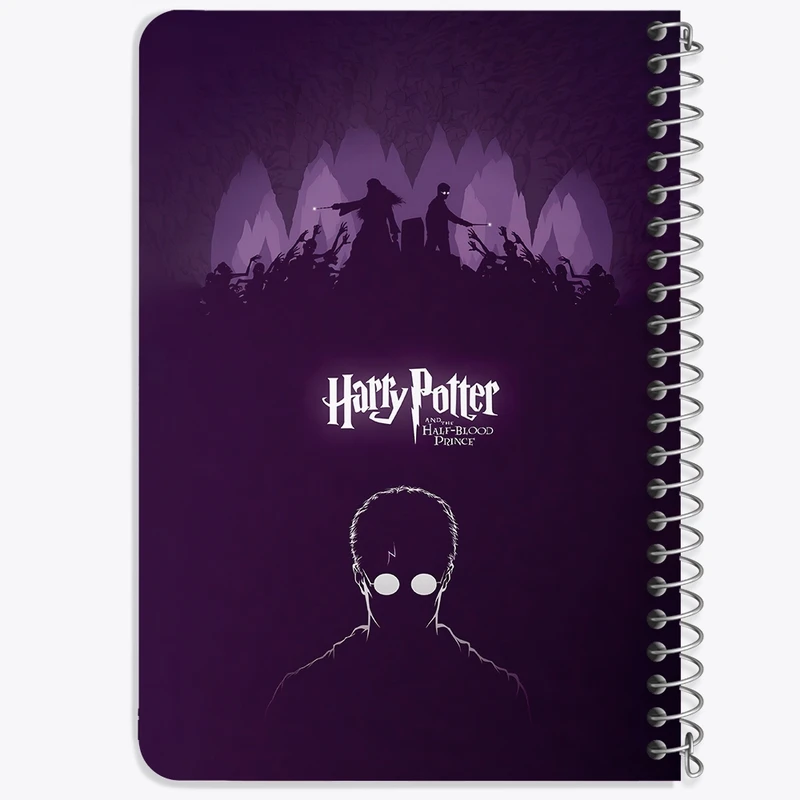 دفتر یادداشت 50 برگ خندالو طرح هری پاتر (Harry Potter) کد 37477