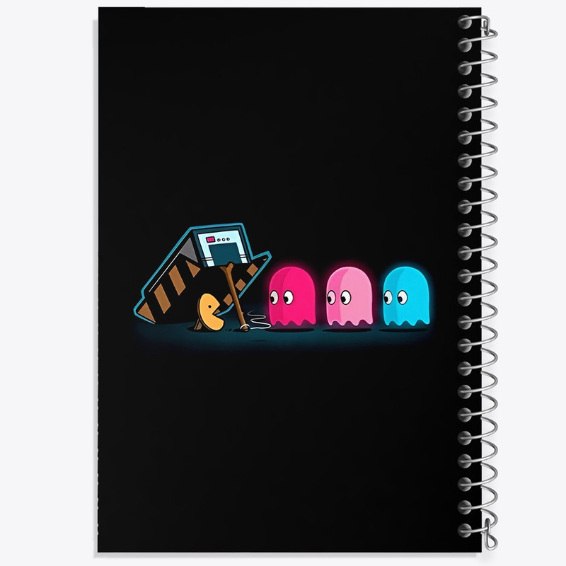 دفتر طراحی 50 برگ خندالو طرح پکمن (PAC-MAN) کد F3981