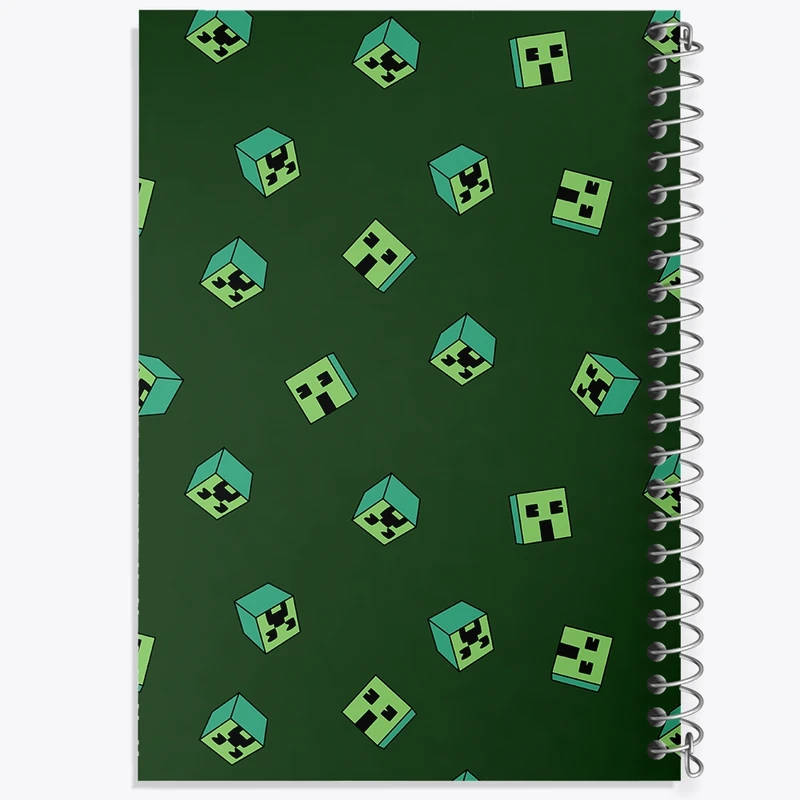 دفتر طراحی 50 برگ خندالو طرح ماینکرافت (Minecraft) کد N543