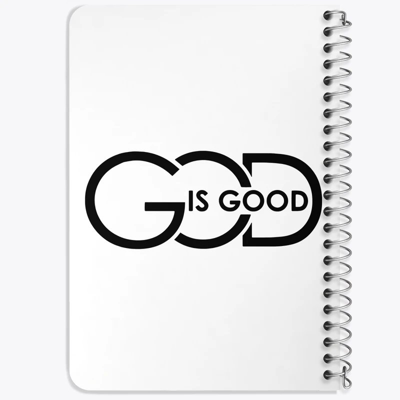 دفتر یادداشت 50 برگ خندالو طرح God Is Good کد F11039
