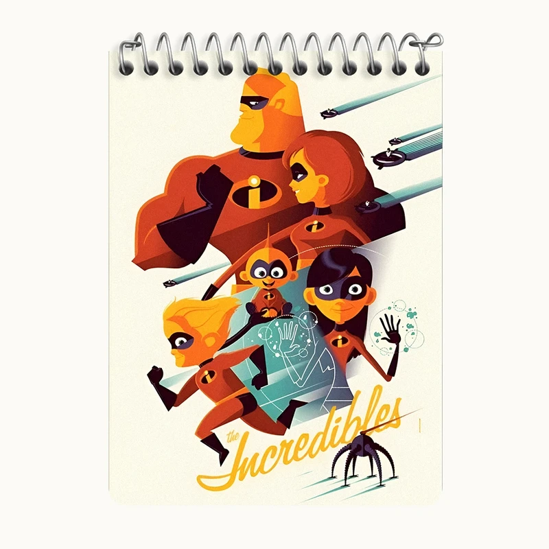 دفتر یادداشت 50 برگ خندالو طرح شگفت انگیزان (The Incredibles) کد N3245