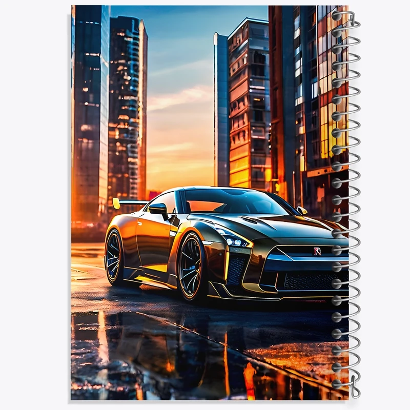 دفتر شطرنجی 50 برگ خندالو طرح ماشین اسپرت کد F11881