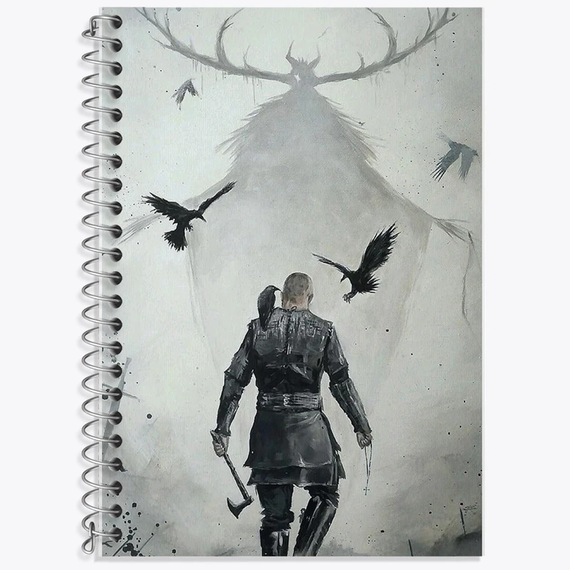 دفتر نت موسیقی 50 برگ خندالو طرح وایکینگ ها (Vikings) کد F13617