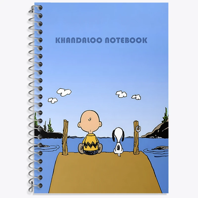 دفتر نت موسیقی 50 برگ خندالو طرح اسنوپی (snoopy) کد N6360