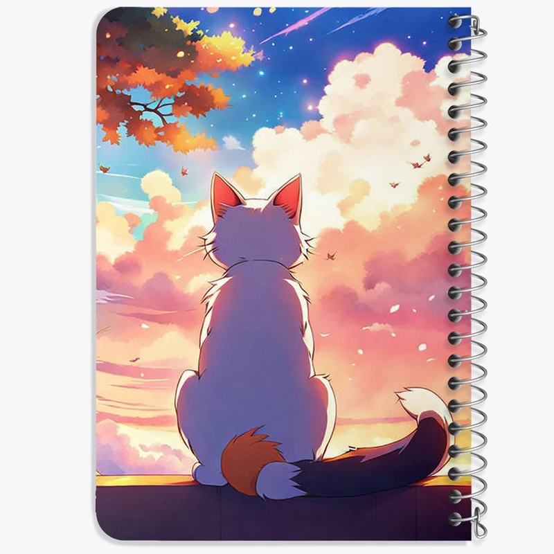 دفتر یادداشت 50 برگ خندالو طرح گربه (Cat) کد N1986