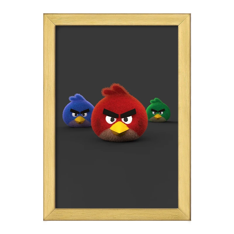 تابلو خندالو طرح پرندگان خشمگین (Angry Birds) کد F2217