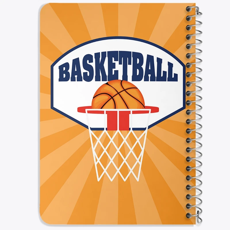 دفتر یادداشت 50 برگ خندالو طرح بسکتبال Basketball کد 26452