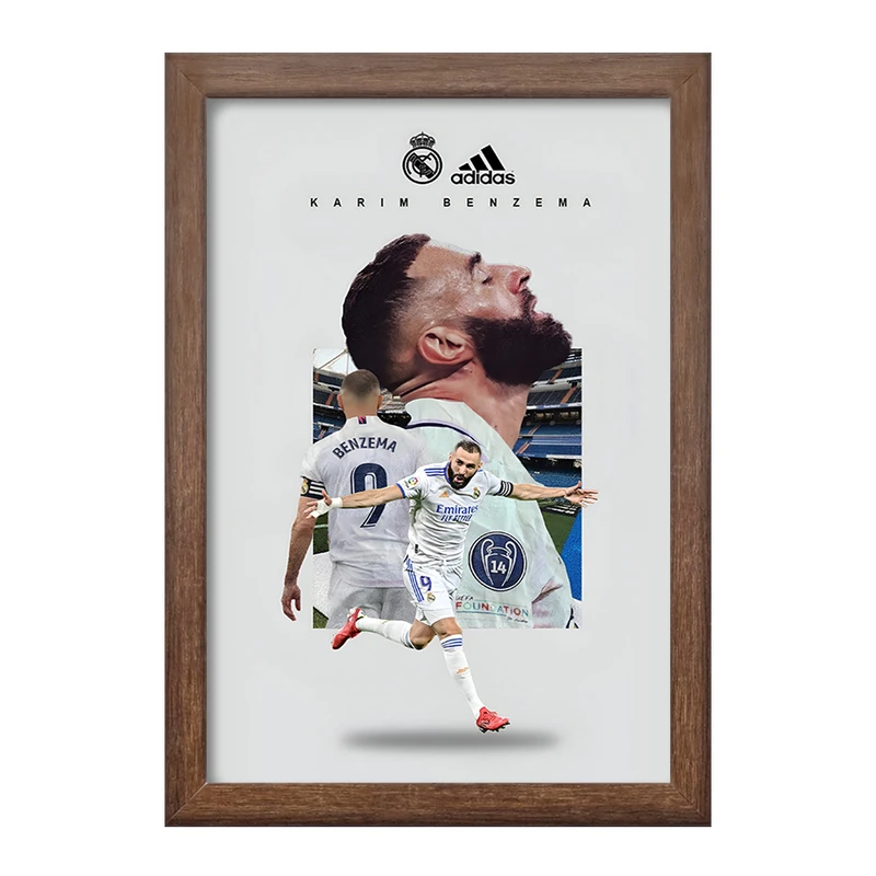 تابلو خندالو طرح کریم بنزما (Karim Benzema) کد F13480