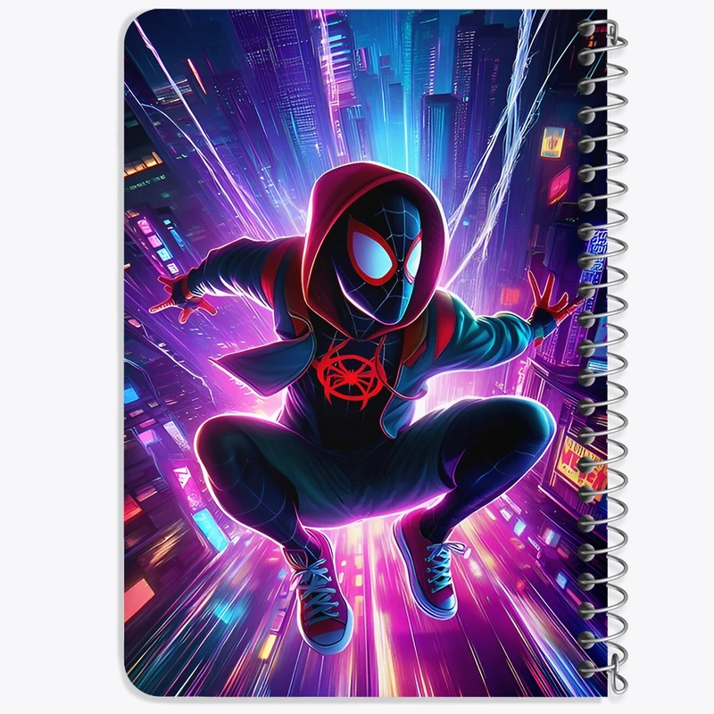 دفتر یادداشت 50 برگ خندالو طرح مرد عنکبوتی (Spider Man) کد F8079