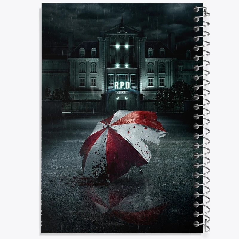 دفتر طراحی 50 برگ خندالو طرح بازی رزیدنت اویل (Resident Evil) کد 31654