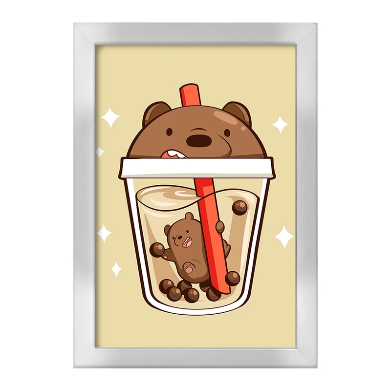 تابلو خندالو طرح انیمیشن سه خرس کله پوک کد 27654