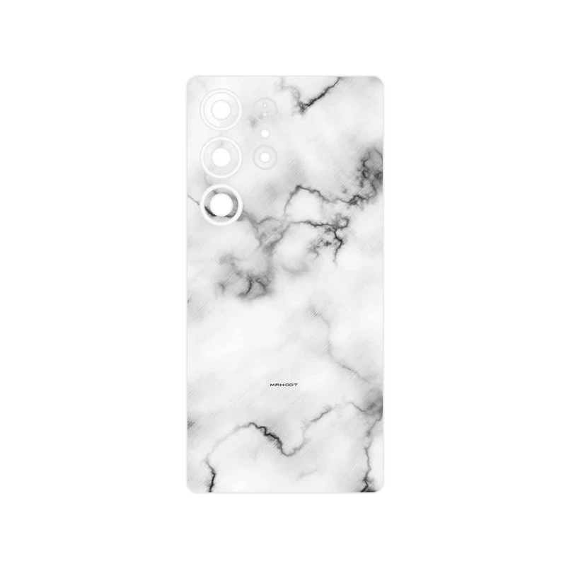 برچسب پوششی ماهوت مدل Blanco_Smoke_Marble مناسب برای گوشی موبایل سامسونگ Galaxy S25 Ultra