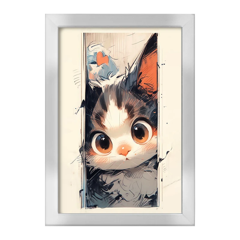 تابلو خندالو طرح گربه (Cat) کد F967