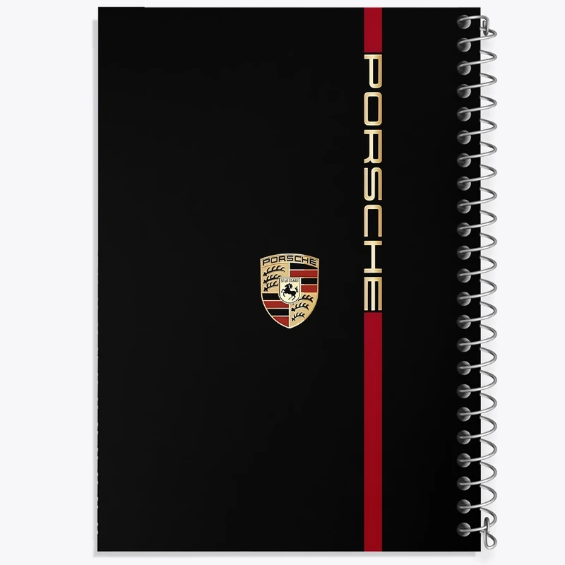 دفتر شطرنجی 50 برگ خندالو طرح پورشه (Porsche) کد N7543