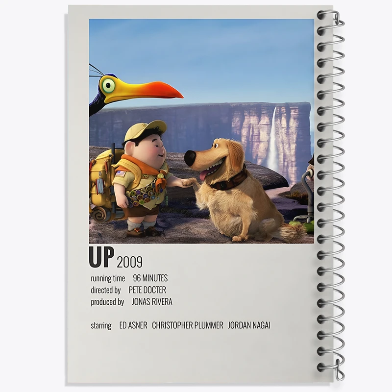 دفتر مشق 50 برگ خندالو طرح آپ (Up) کد F13383