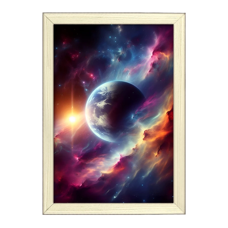 تابلو خندالو طرح کهکشان (galaxy) کد F6207