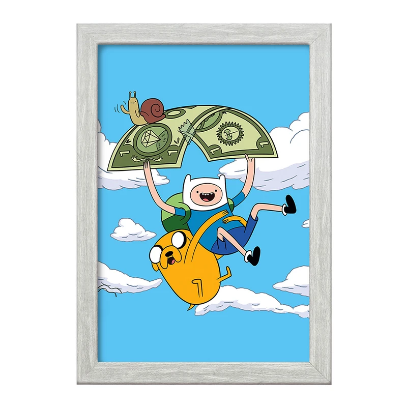 تابلو خندالو طرح جیک و فین وقت ماجراجویی Adventure Time  کد 20857