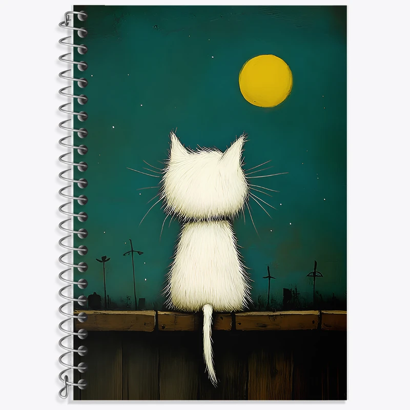 دفتر نت موسیقی 50 برگ خندالو طرح گربه کد F12697