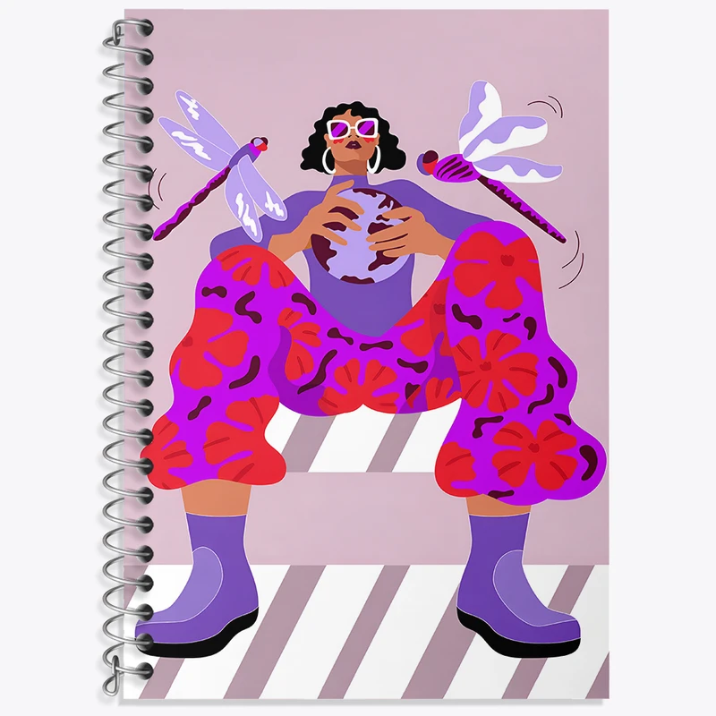 دفتر نت موسیقی 50 برگ خندالو طرح دخترانه کد F4475