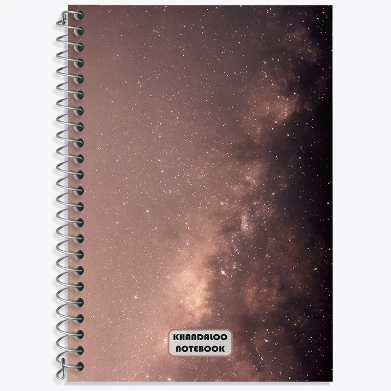 دفتر زبان 50 برگ خندالو مدل سه خط طرح مدرن کد N8594