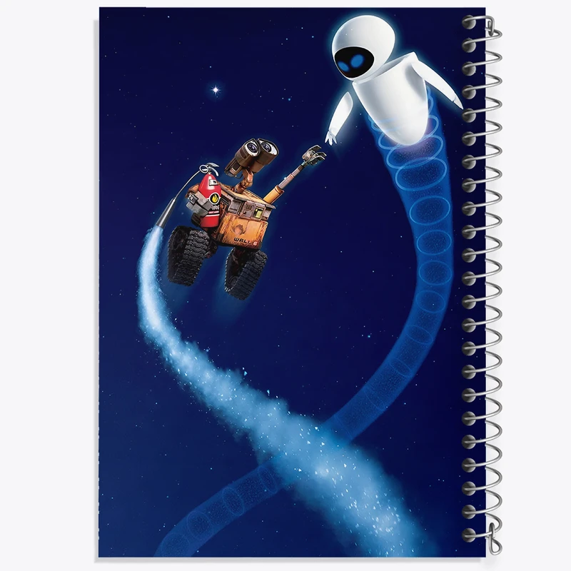 دفتر مشق 50 برگ خندالو طرح وال ای (wall-E) کد F3403
