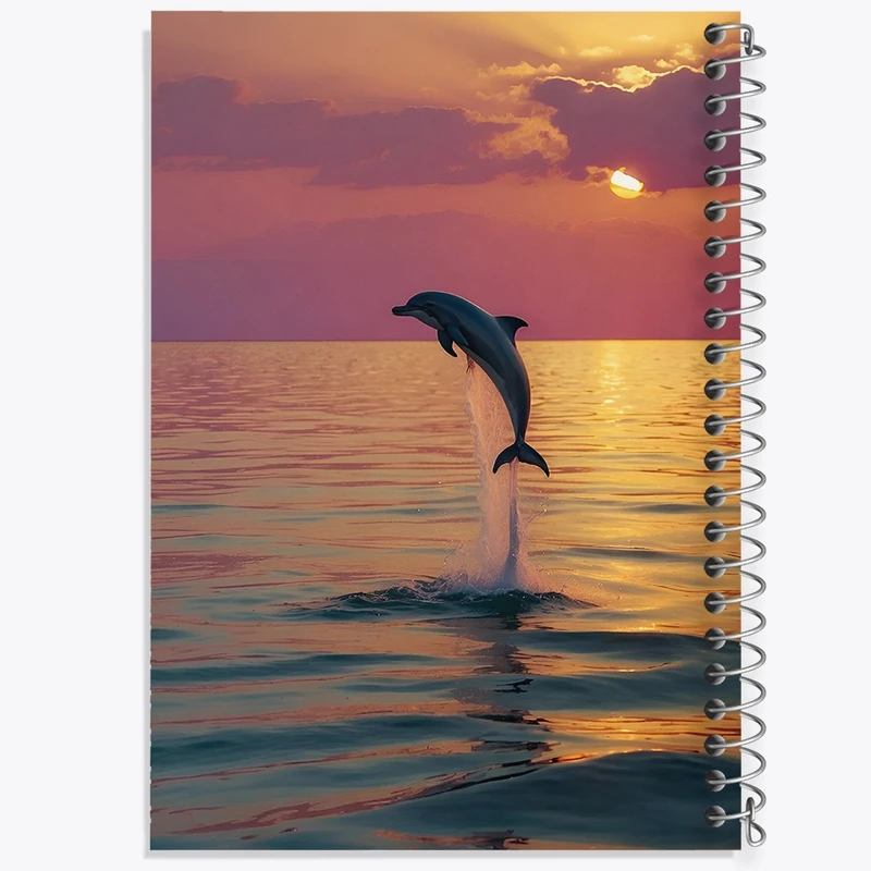 دفتر لیست خرید 50 برگ خندالو طرح دلفین کد F4831