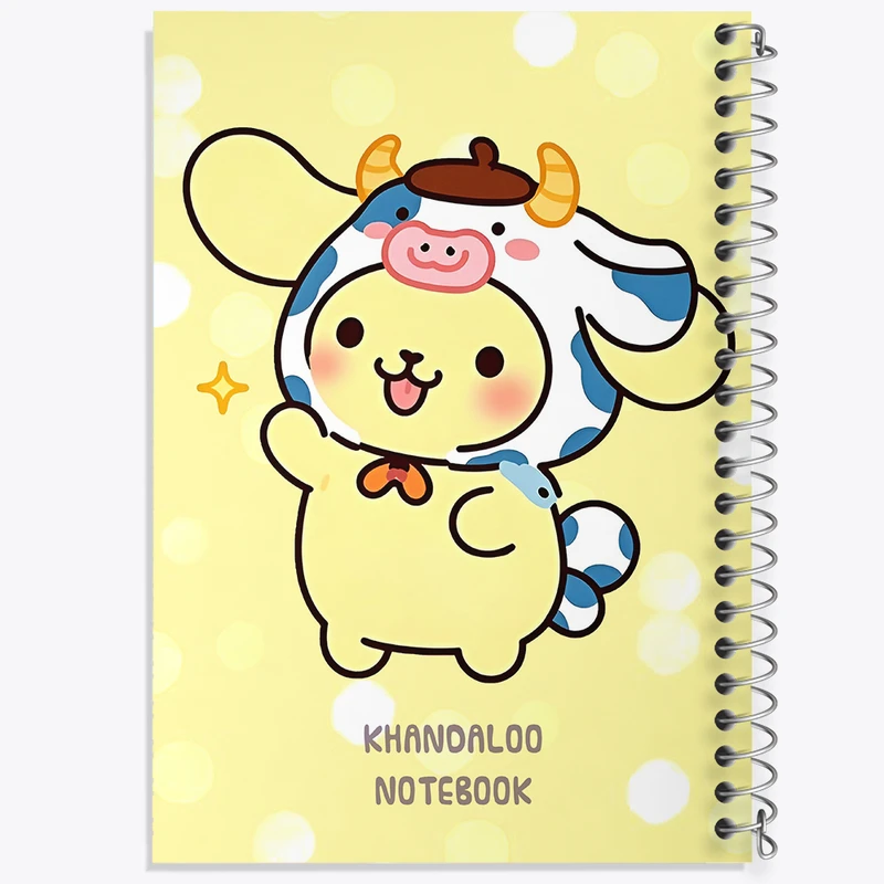 دفتر نقاشی 50 برگ خندالو طرح پمپومپورین (Pompompurin) کد N9110