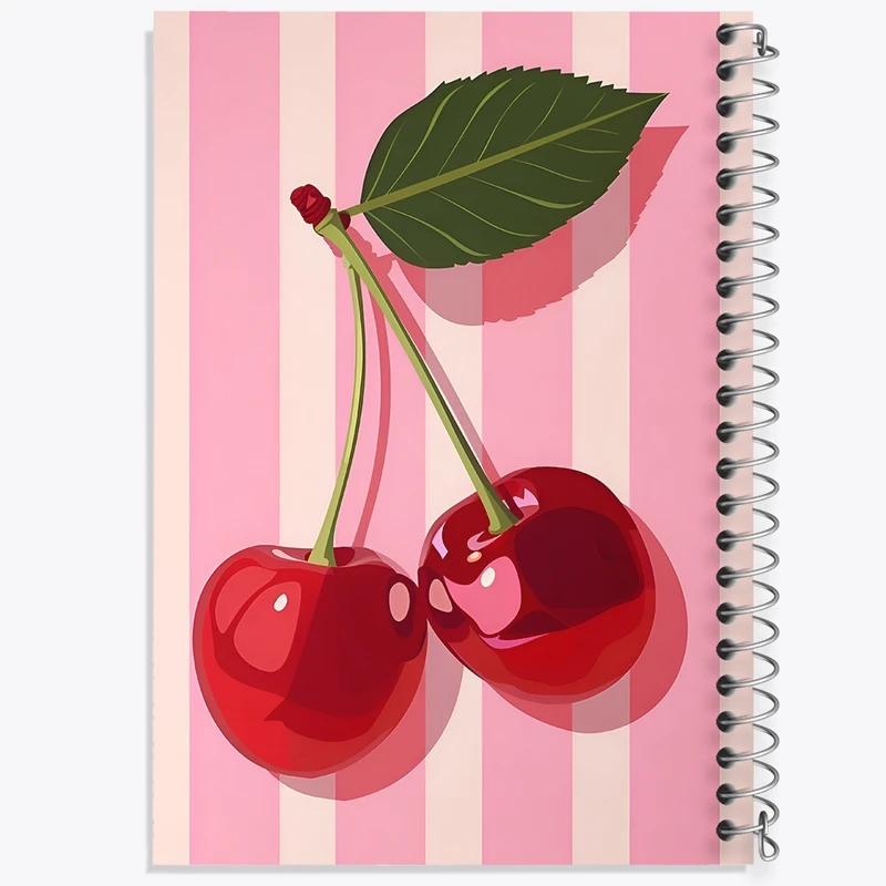 دفتر شطرنجی 50 برگ خندالو طرح گیلاس کد F12854